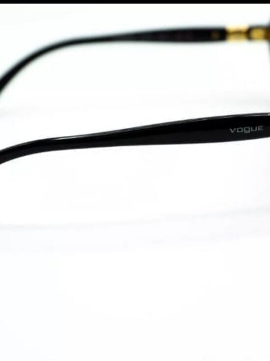 Vogue Eyewear Designer Sunglasses VO2964SB Black w/ Gold Accents